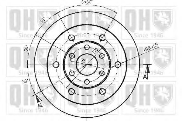 Тормозной диск QUINTON HAZELL BDC4759