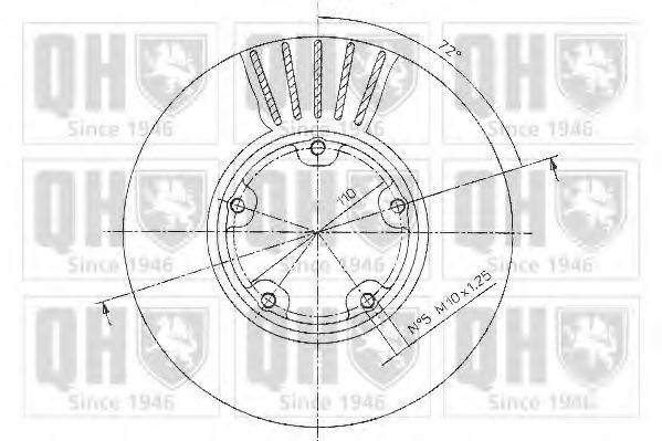 Тормозной диск AE ADT34360