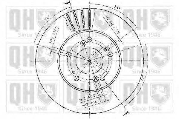 Тормозной диск AE ADH24330