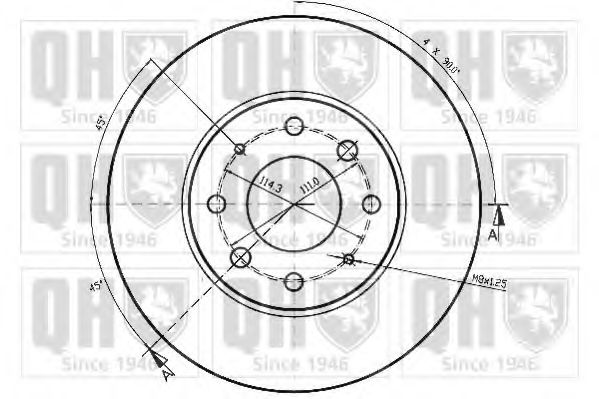Тормозной диск BRAKE PARTS INC. 955219
