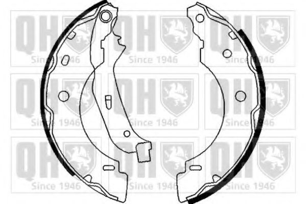 Комплект тормозных колодок QUINTON HAZELL BS1034