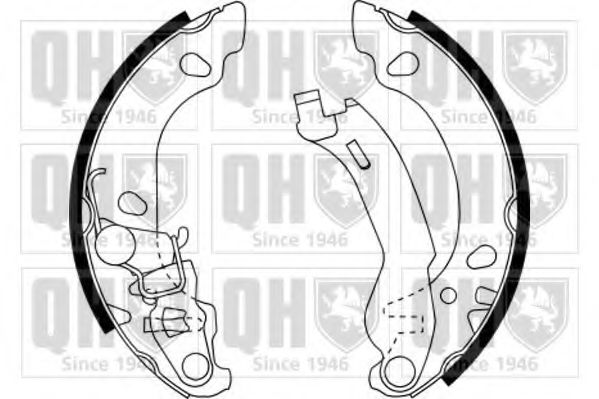 Комплект тормозных колодок QUINTON HAZELL BS1146