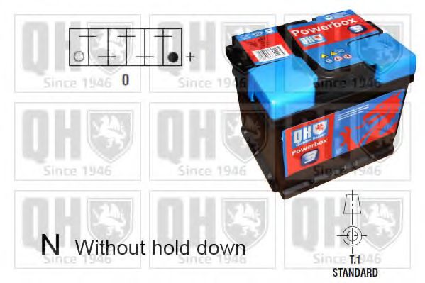 Стартерная аккумуляторная батарея QUINTON HAZELL QBT4213