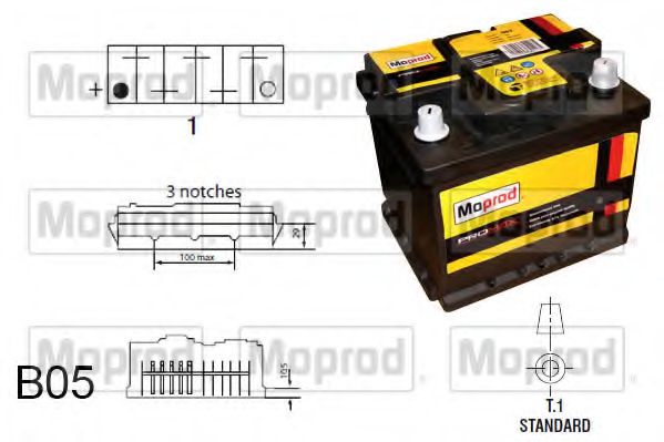 Стартерная аккумуляторная батарея QUINTON HAZELL MBT069