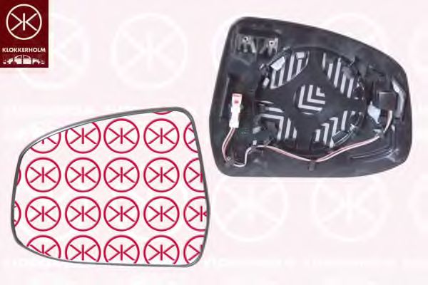 Зеркальное стекло, наружное зеркало KLOKKERHOLM 25361064