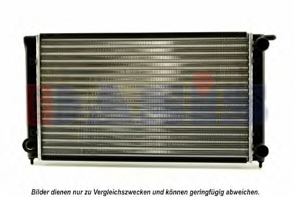 Радиатор, охлаждение двигателя AKS DASIS VWA2045