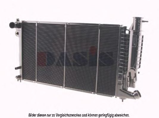 Радиатор, охлаждение двигателя AKS DASIS PE2140