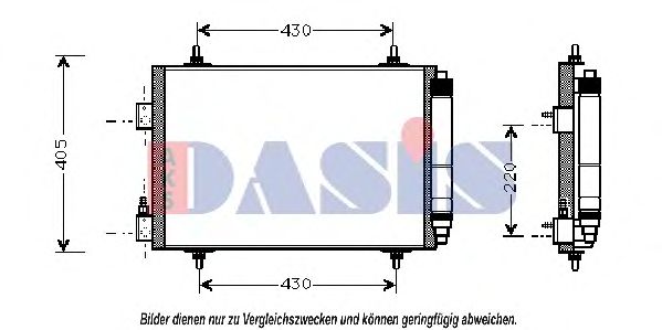 Конденсатор, кондиционер AKS DASIS 062001N