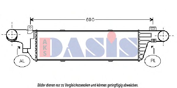 Интеркулер AKS DASIS 127060N