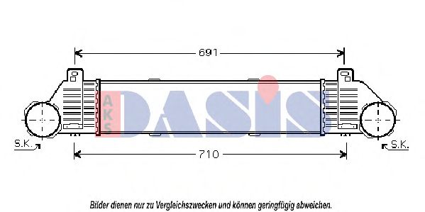 Интеркулер AKS DASIS 127140N