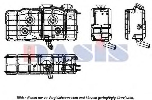 Компенсационный бак, охлаждающая жидкость AKS DASIS 132930N