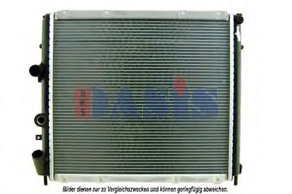 Радиатор, охлаждение двигателя AKS DASIS RTA2174