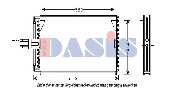 Конденсатор, кондиционер AKS DASIS 182250N