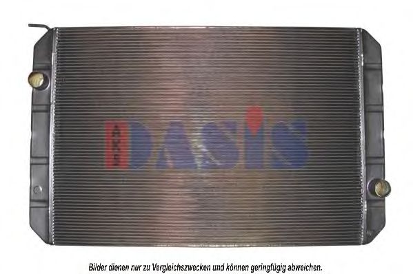 Радиатор, охлаждение двигателя AKS DASIS 260009N
