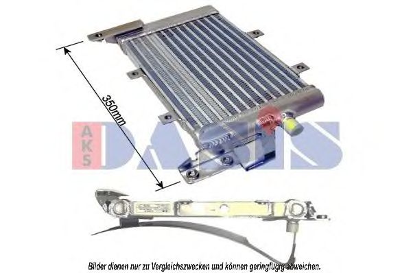 Масляный радиатор, рулевое управление AKS DASIS 376005N