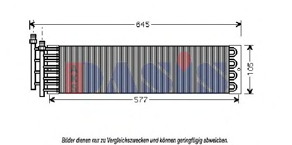 масляный радиатор, двигательное масло AKS DASIS 406020N