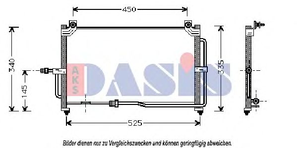 Конденсатор, кондиционер AKS DASIS 512000N