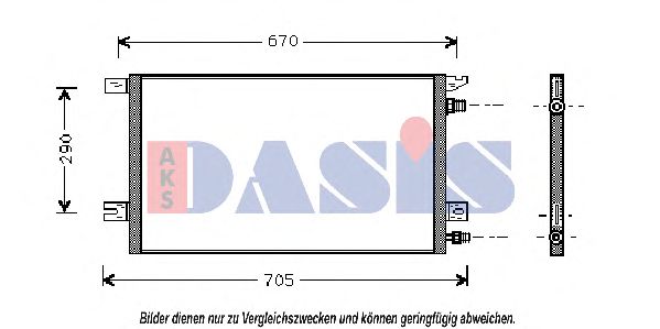 Конденсатор, кондиционер AKS DASIS CT5024