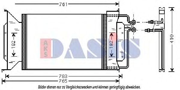 Конденсатор, кондиционер AKS DASIS 522035N