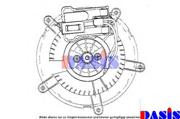 Вентилятор салона AKS DASIS 740371N