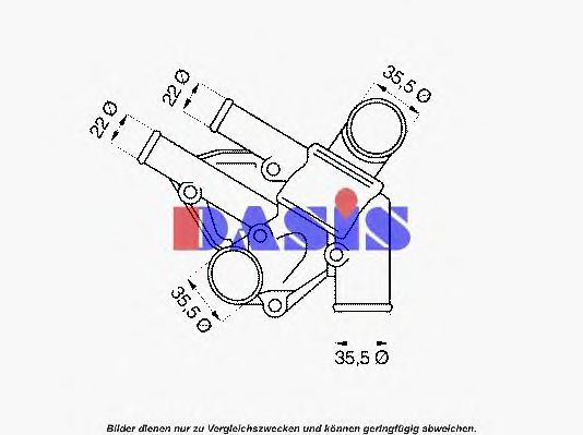 Термостат, охлаждающая жидкость AKS DASIS 335580D