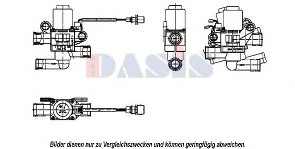 Регулирующий клапан охлаждающей жидкости AKS DASIS 8800011