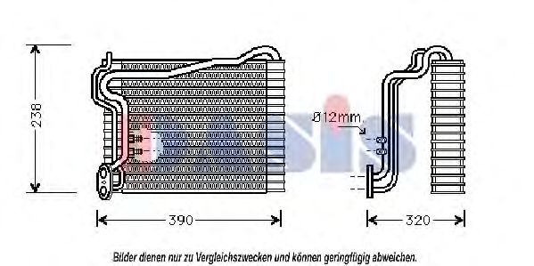 Испаритель, кондиционер AKS DASIS 820009N