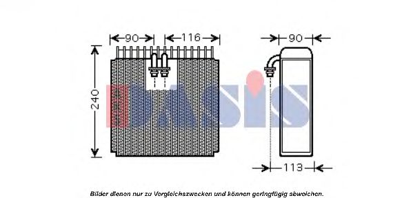 Испаритель, кондиционер AKS DASIS 820046N