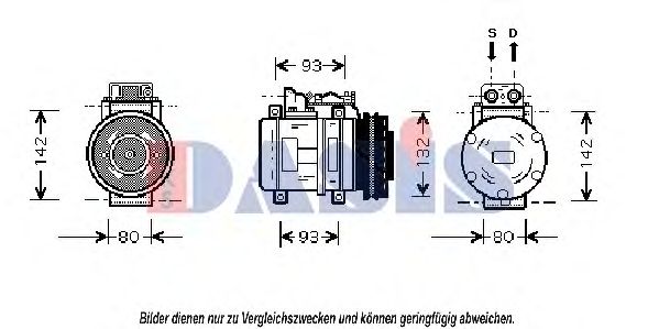 Компрессор, кондиционер AKS DASIS 851026N