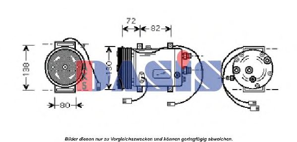 Компрессор, кондиционер AKS DASIS 853110N