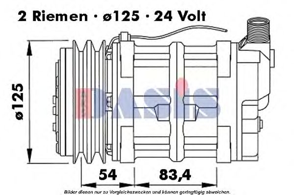 Компрессор, кондиционер AKS DASIS 858394N