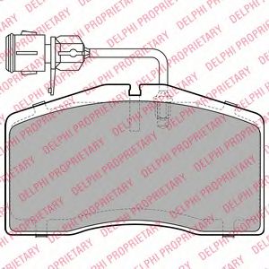 Комплект тормозных колодок, дисковый тормоз HP (ZEBRA) 7501