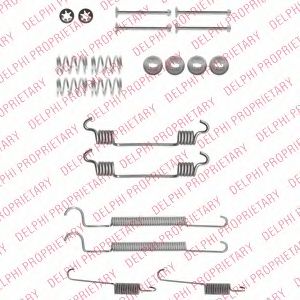 Комплектующие, тормозная колодка DELPHI LY1359