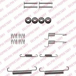 Комплектующие, тормозная колодка DELPHI LY1364