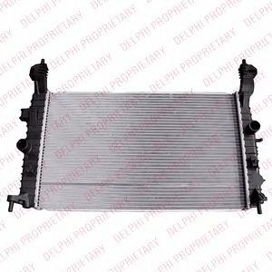 Радиатор, охлаждение двигателя DELPHI TSP0524041