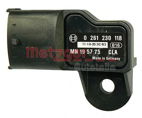 Датчик, давление во впускном газопроводе METZGER 0906105