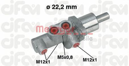 Главный тормозной цилиндр METZGER 202-436