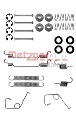 Комплектующие, тормозная колодка METZGER 105-0706