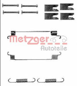 Комплектующие, тормозная колодка METZGER 105-0866