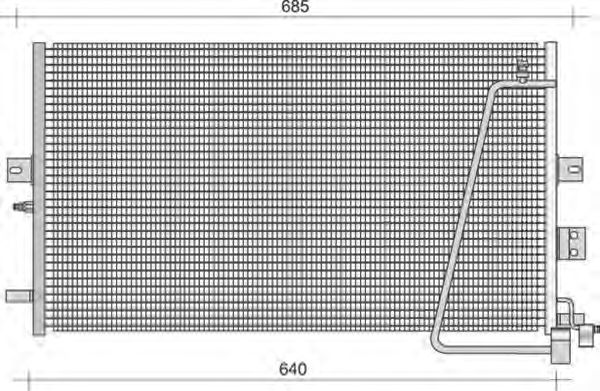 Конденсатор, кондиционер TEMOT 100233