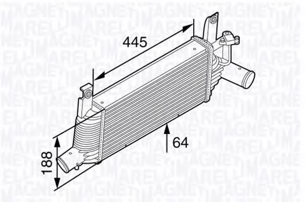 Интеркулер MAGNETI MARELLI 351319202240