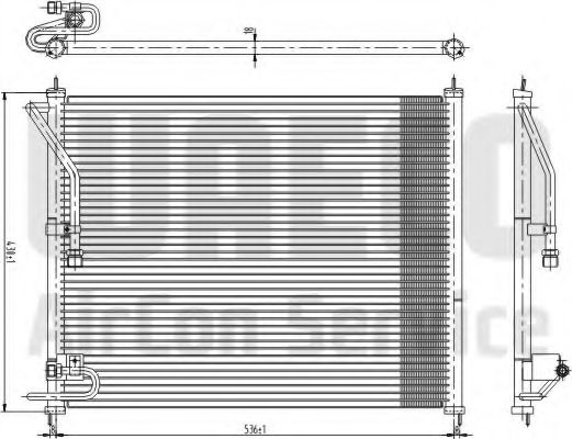 Конденсатор, кондиционер NISSENS 35279