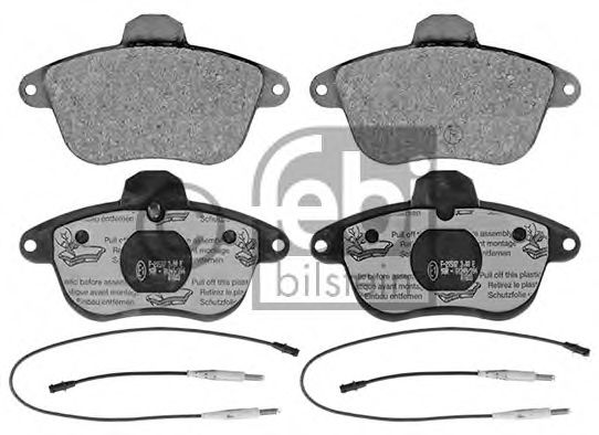 Комплект тормозных колодок, дисковый тормоз FEBI BILSTEIN 116038