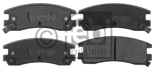 Комплект тормозных колодок, дисковый тормоз FEBI BILSTEIN 116154