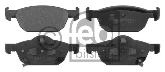 Комплект тормозных колодок, дисковый тормоз FEBI BILSTEIN 16791