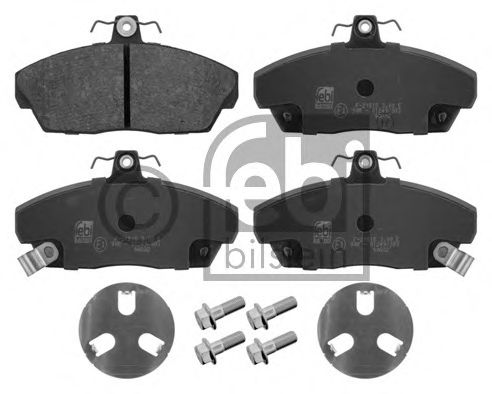 Комплект тормозных колодок, дисковый тормоз FEBI BILSTEIN 16800