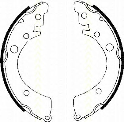 Комплект тормозных колодок TRISCAN 8100 40402