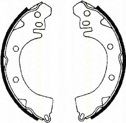 Комплект тормозных колодок TRISCAN 8100 42422