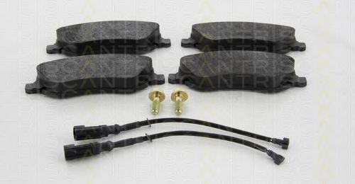 Комплект тормозных колодок, дисковый тормоз TRISCAN 8110 15060