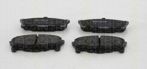 Комплект тормозных колодок, дисковый тормоз TRISCAN 8110 41010